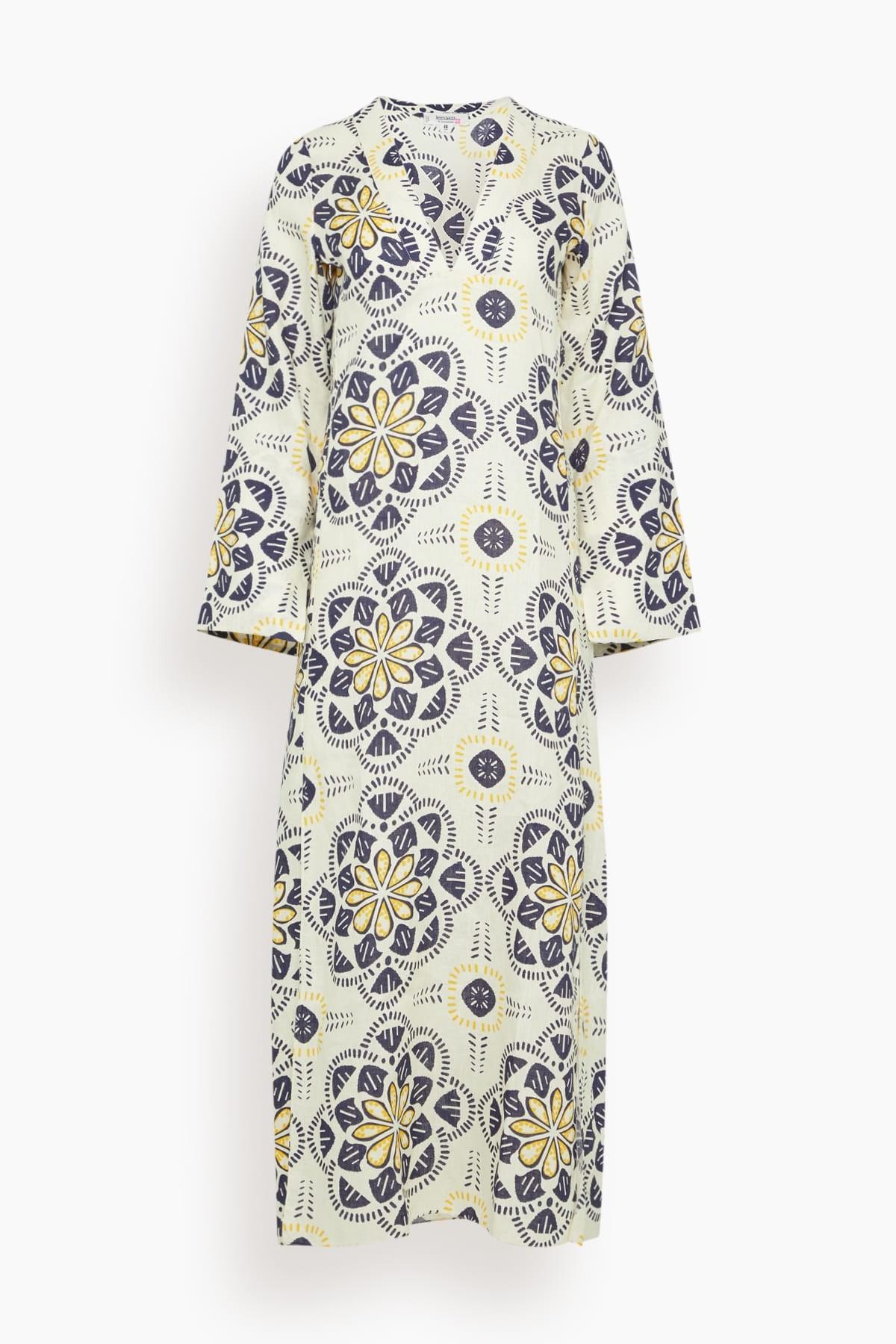 Theodora Column Dress in Adey Soleil by LEMLEM