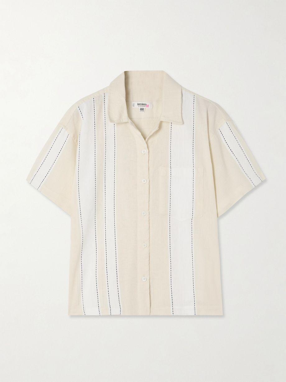 Tuuli Cabana striped cotton-blend shirt by LEMLEM