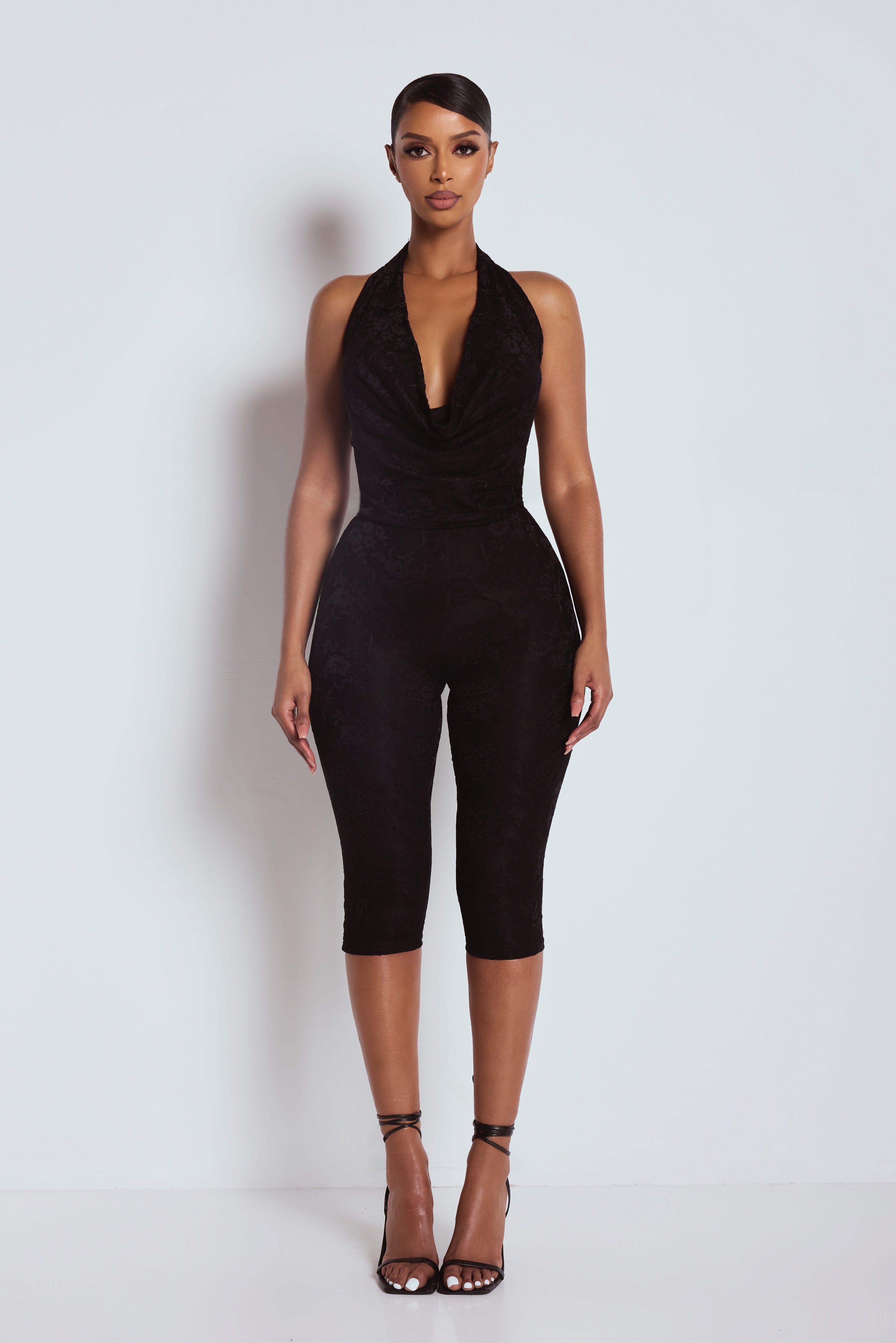 The Capri Lace Jumpsuit by LEMONLUNAR