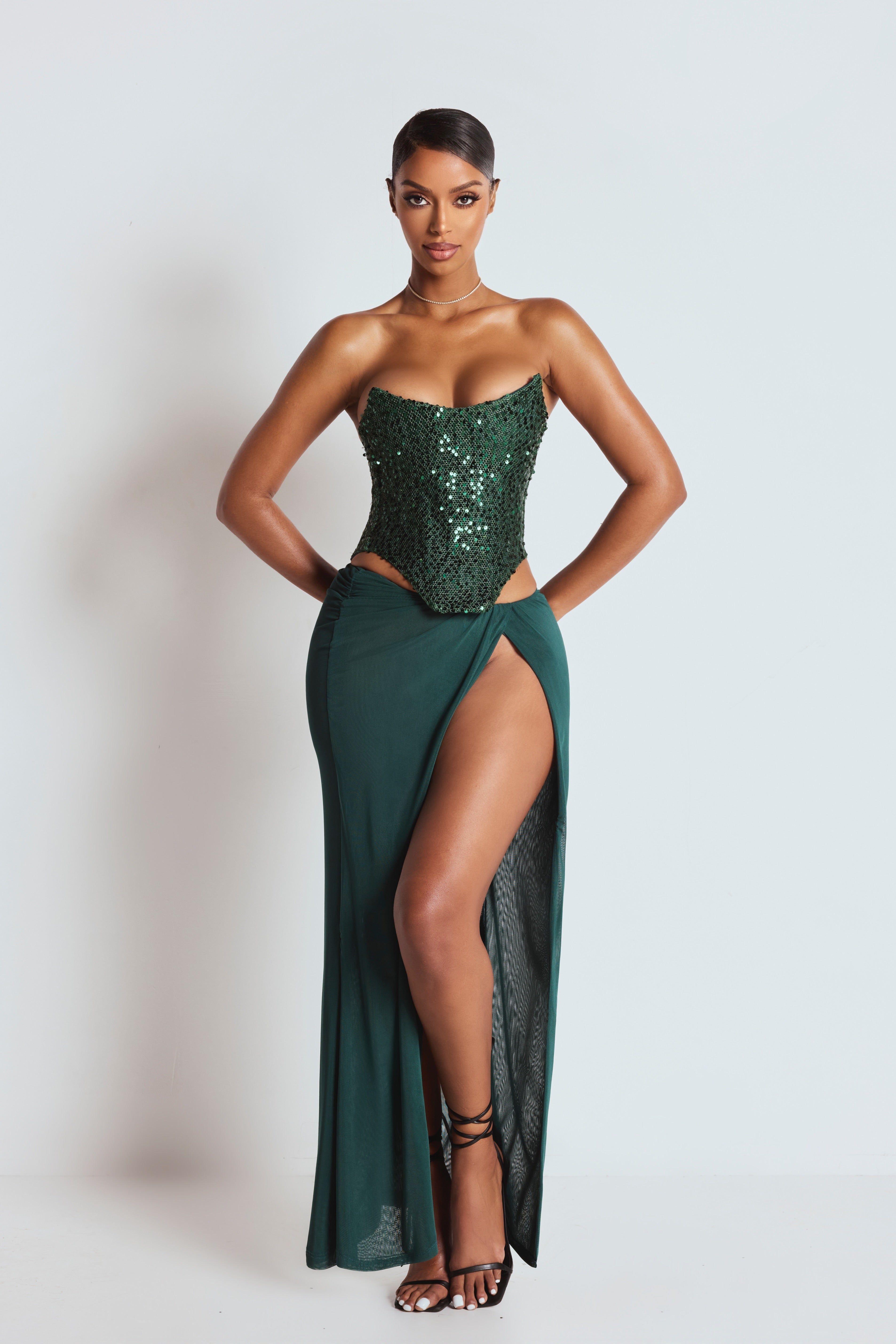 The Esmeralda Two Piece Green by LEMONLUNAR
