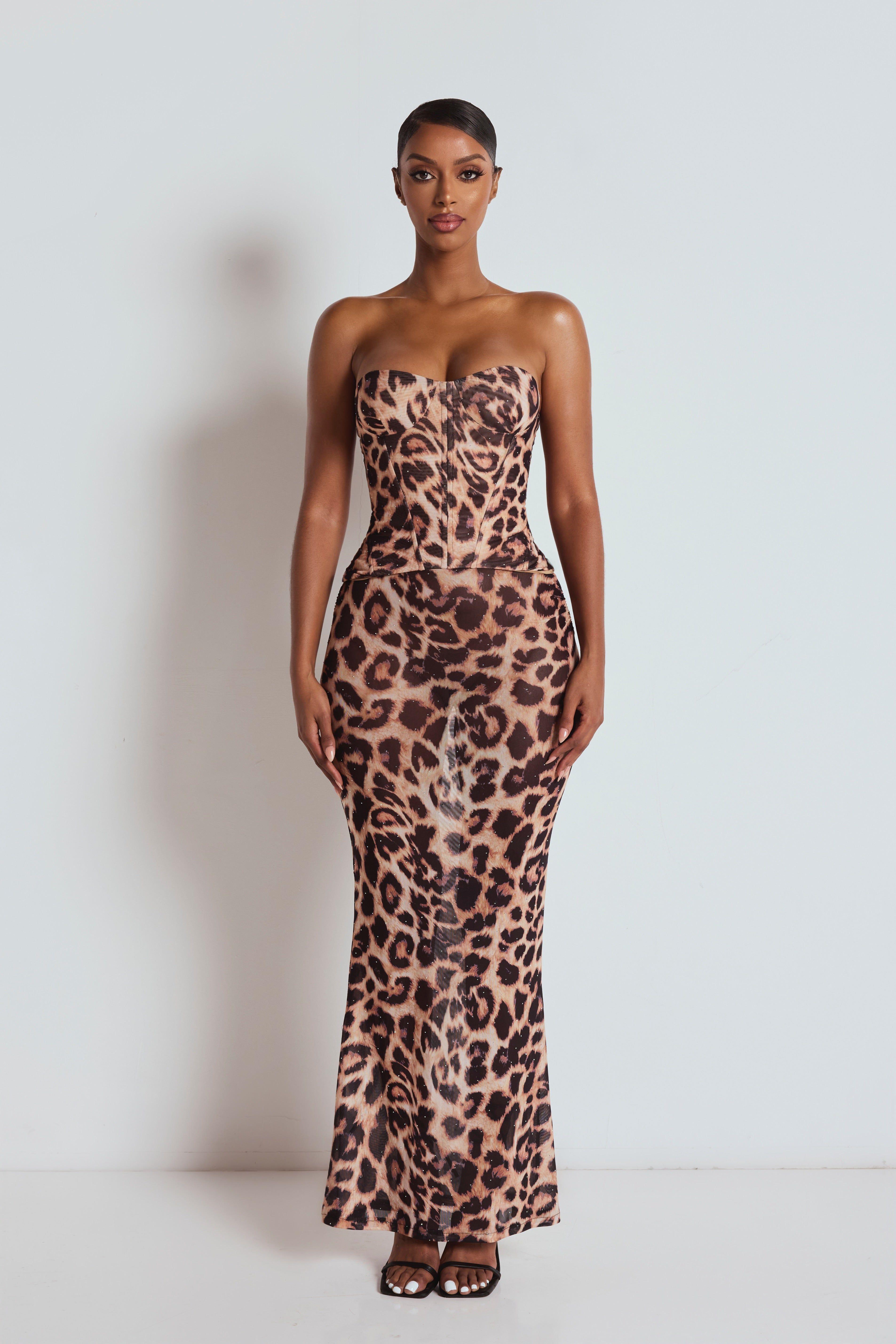The Estrella Leopard Two Piece by LEMONLUNAR