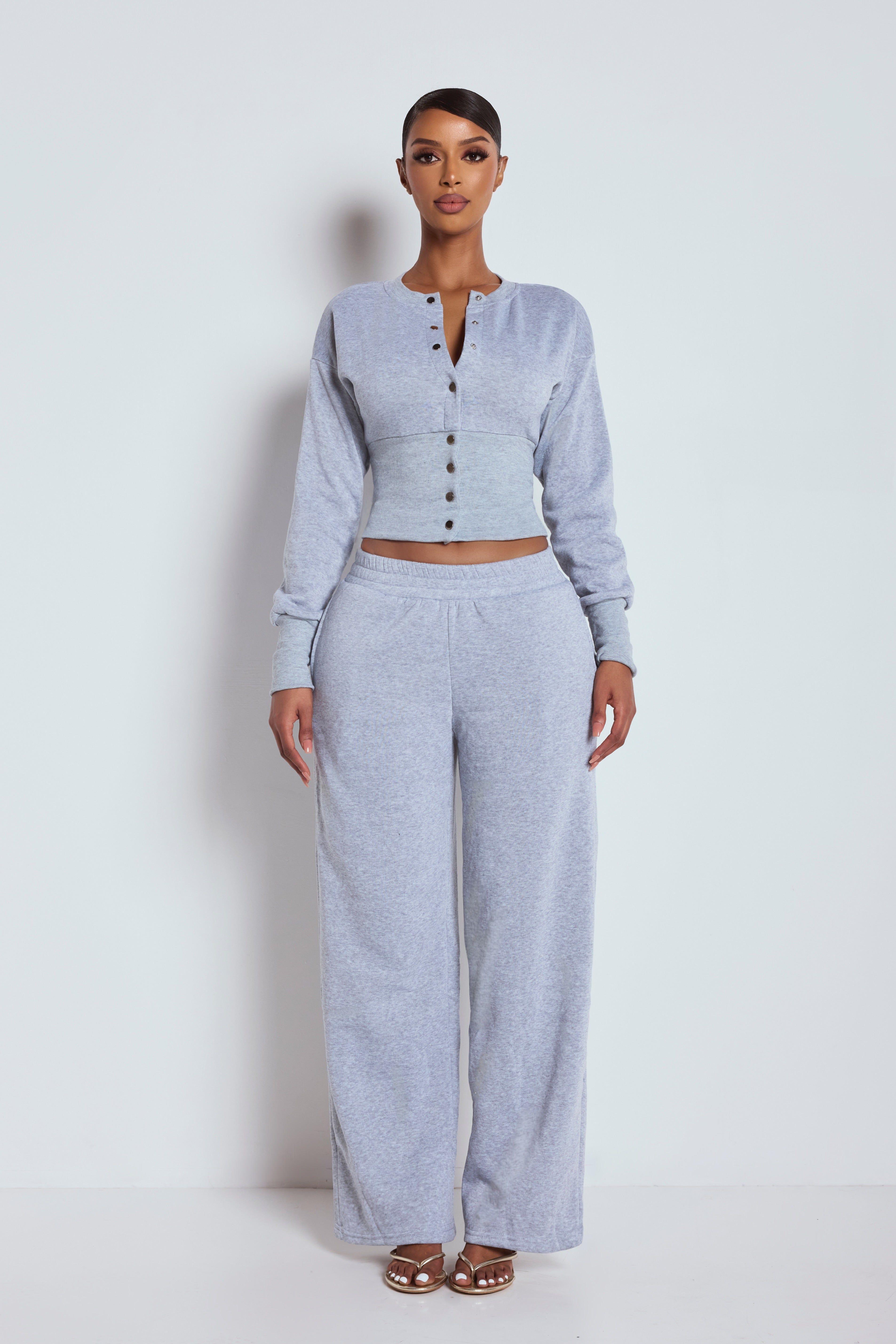 The Sofia Joggers Grey by LEMONLUNAR