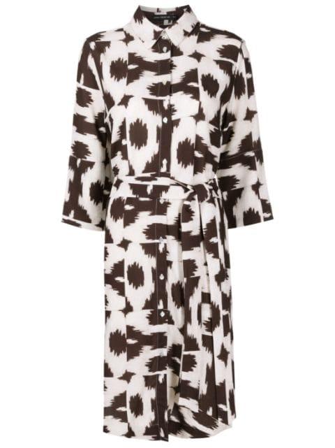 Puglia graphic-print shirtdress by LENNY NIEMEYER