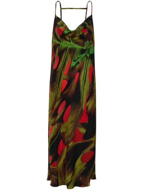 abstract-pattern print midi dress by LENNY NIEMEYER