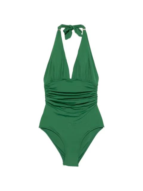 draped-detail swimsuit by LENNY NIEMEYER