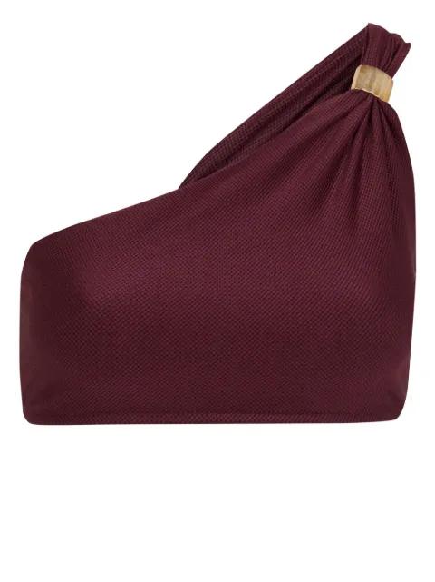 gathered-detail bikini top by LENNY NIEMEYER