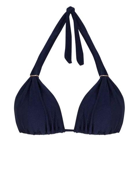 metallic-detail bikini top by LENNY NIEMEYER