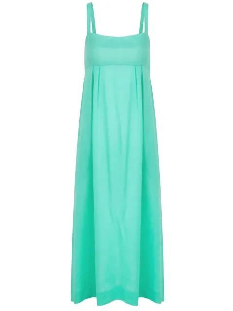 pleat-detail midi dress by LENNY NIEMEYER