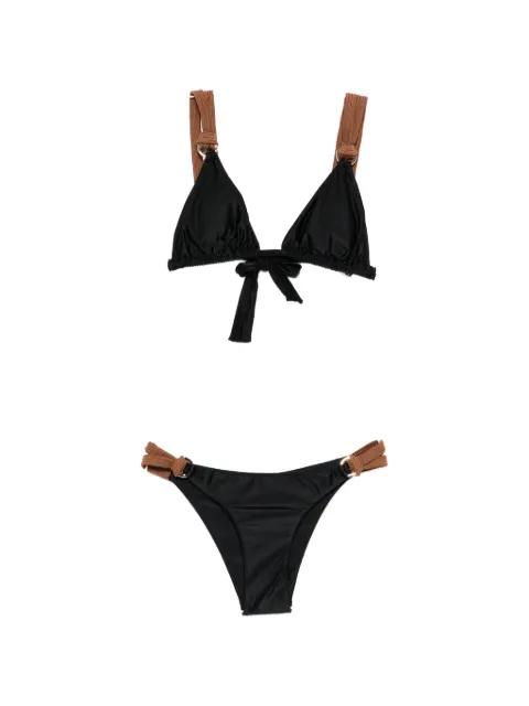 ring-detail triangle bikini by LENNY NIEMEYER