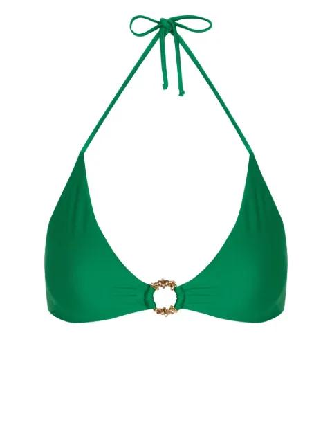 ring-embellished bikini top by LENNY NIEMEYER