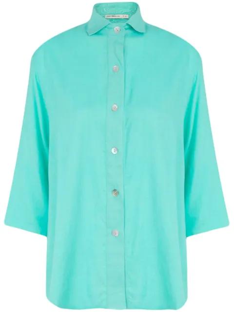 ruched-detail shirt by LENNY NIEMEYER