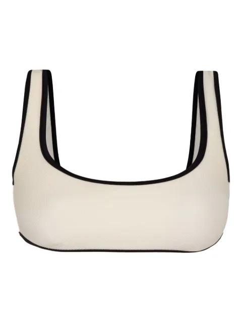 square-neck bikini top by LENNY NIEMEYER