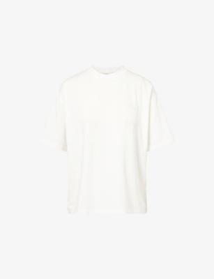 Oversized Brand-Embroidered Cotton-Blend T-Shirt by LENY