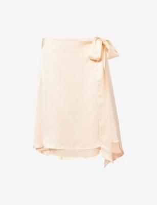 Romance Silk Midi Skirt by LENY