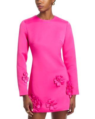 Aliza Long Sleeve Petal Mini Dress by LEO LIN
