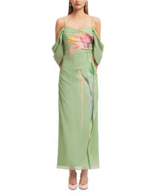 Angeline Silk Maxi Dress by LEO LIN