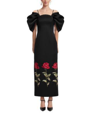 Arabella Embroidered Maxi Dress by LEO LIN