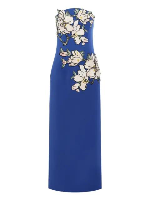 Ava strapless maxi dress by LEO LIN