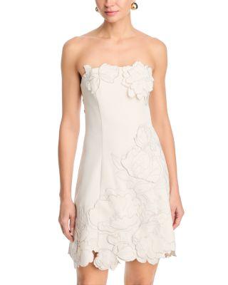 Ayla Applique Bustier Mini Dress by LEO LIN
