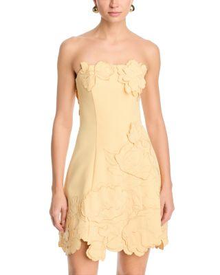 Ayla Applique Bustier Mini Dress - Exclusive by LEO LIN