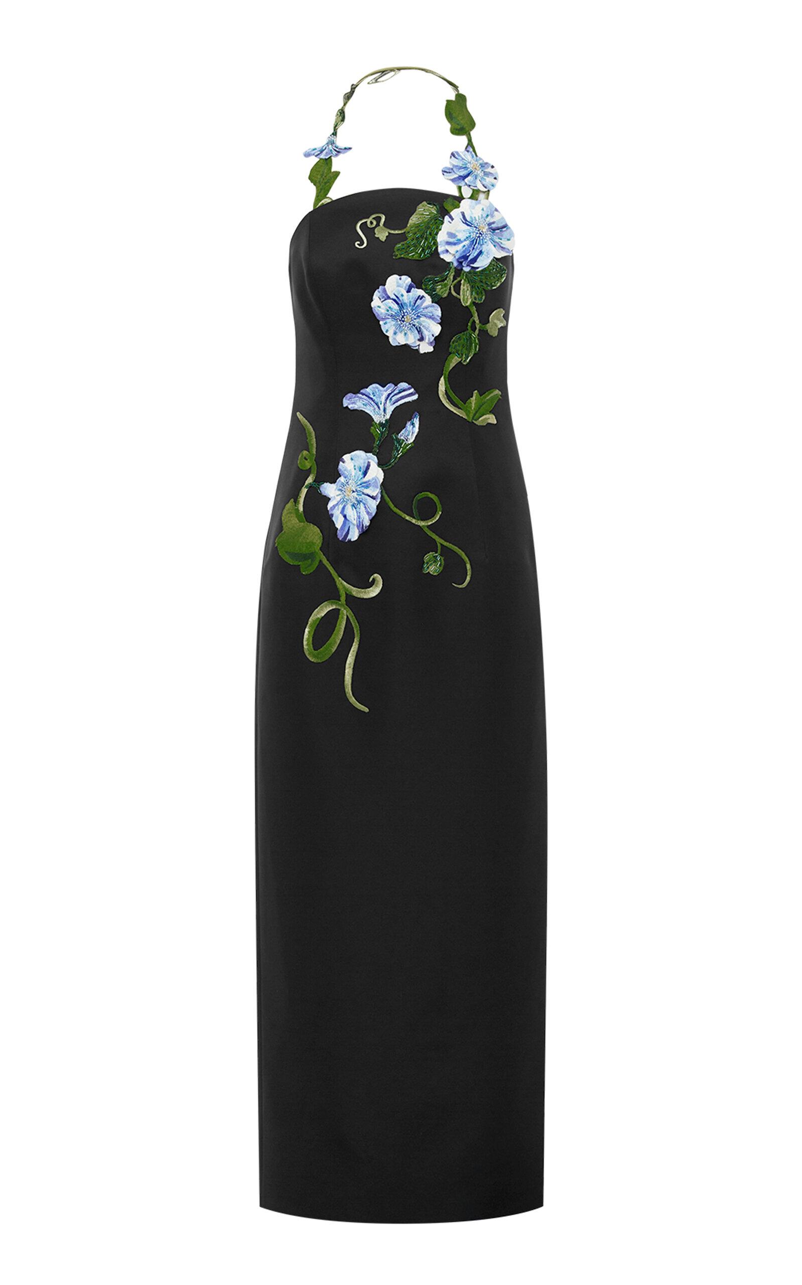 Leo Lin Ava Appliquéd Bustier Maxi Dress - Moda Operandi by LEO LIN