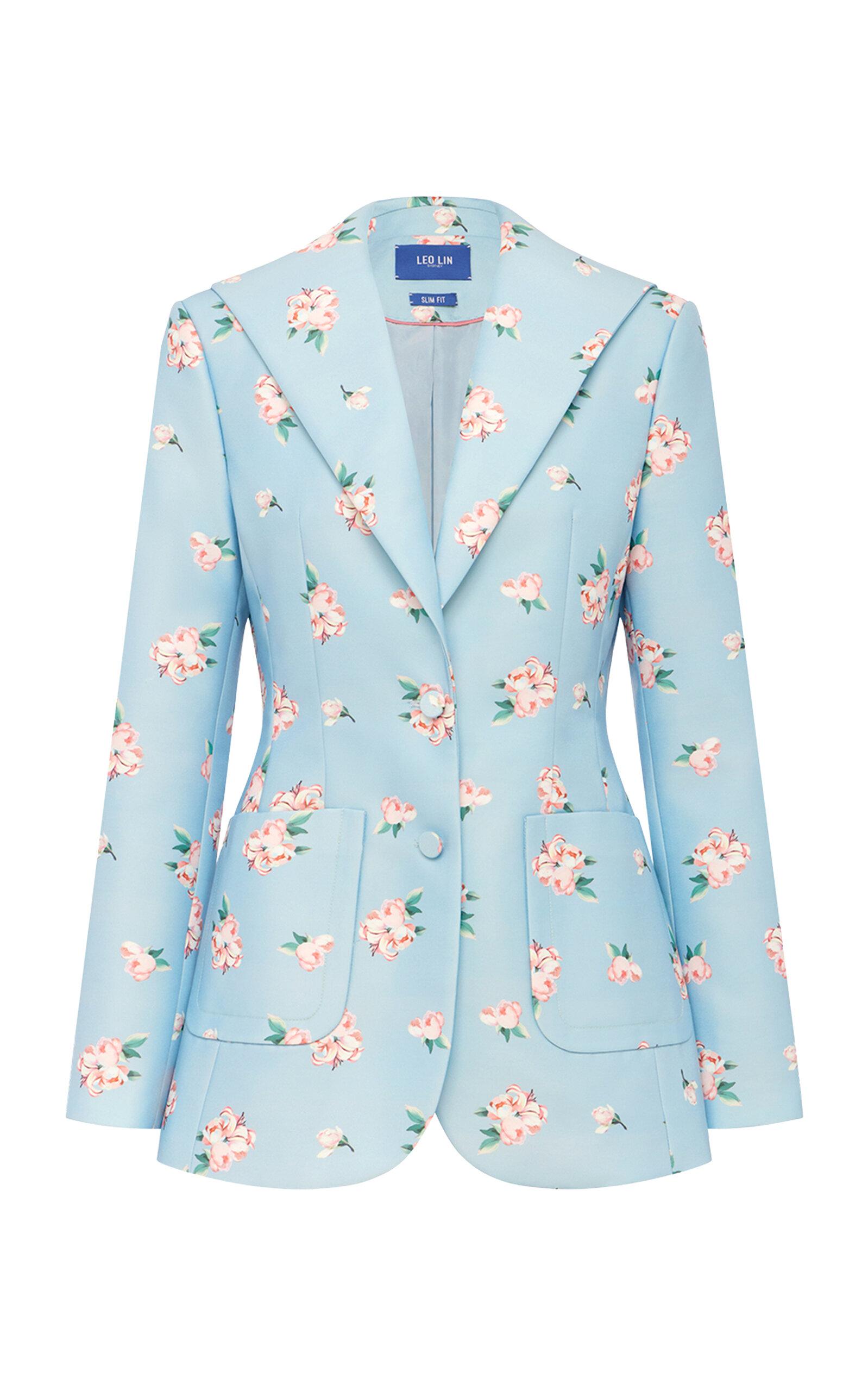 Leo Lin Brynn Floral-Print Blazer - Moda Operandi by LEO LIN