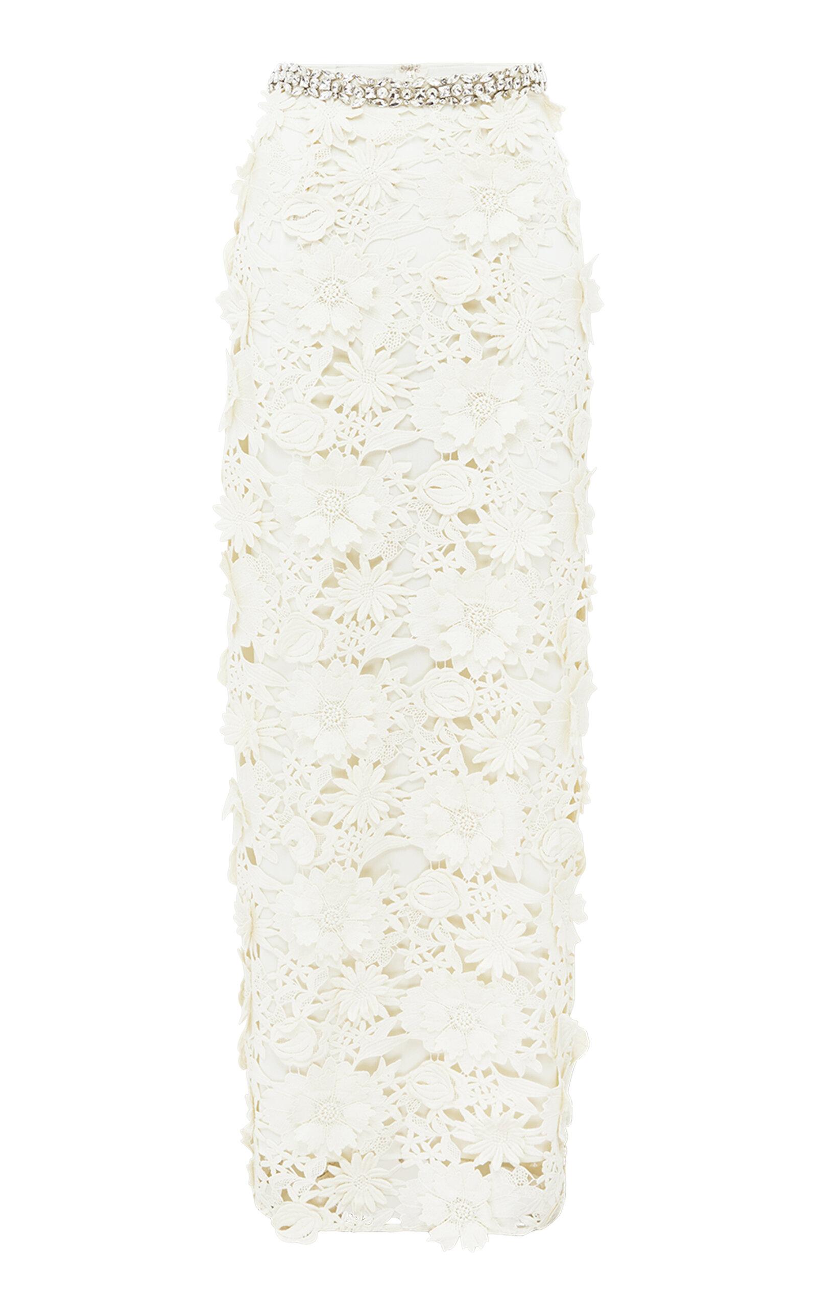 Leo Lin Kyra Embellished Lace Maxi Skirt - Moda Operandi by LEO LIN
