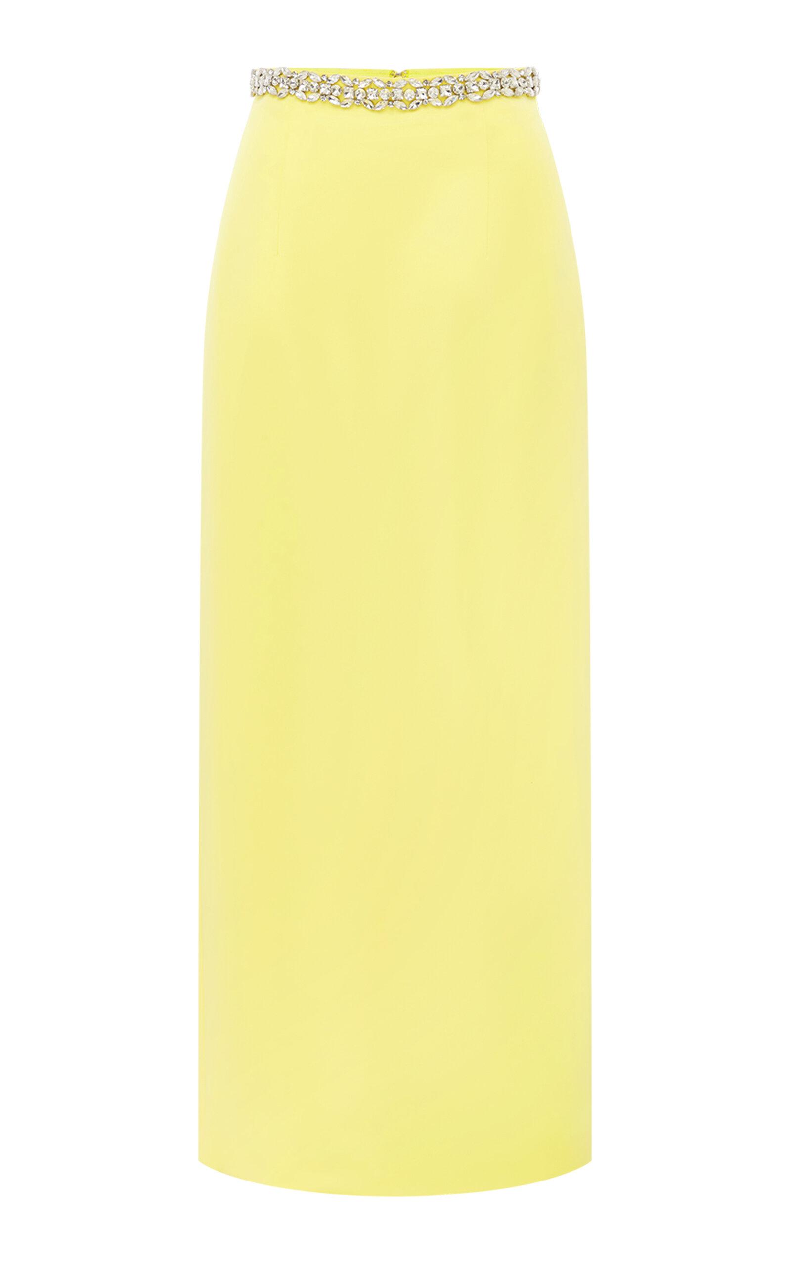 Leo Lin Kyra Embellished Satin Maxi Skirt - Moda Operandi by LEO LIN