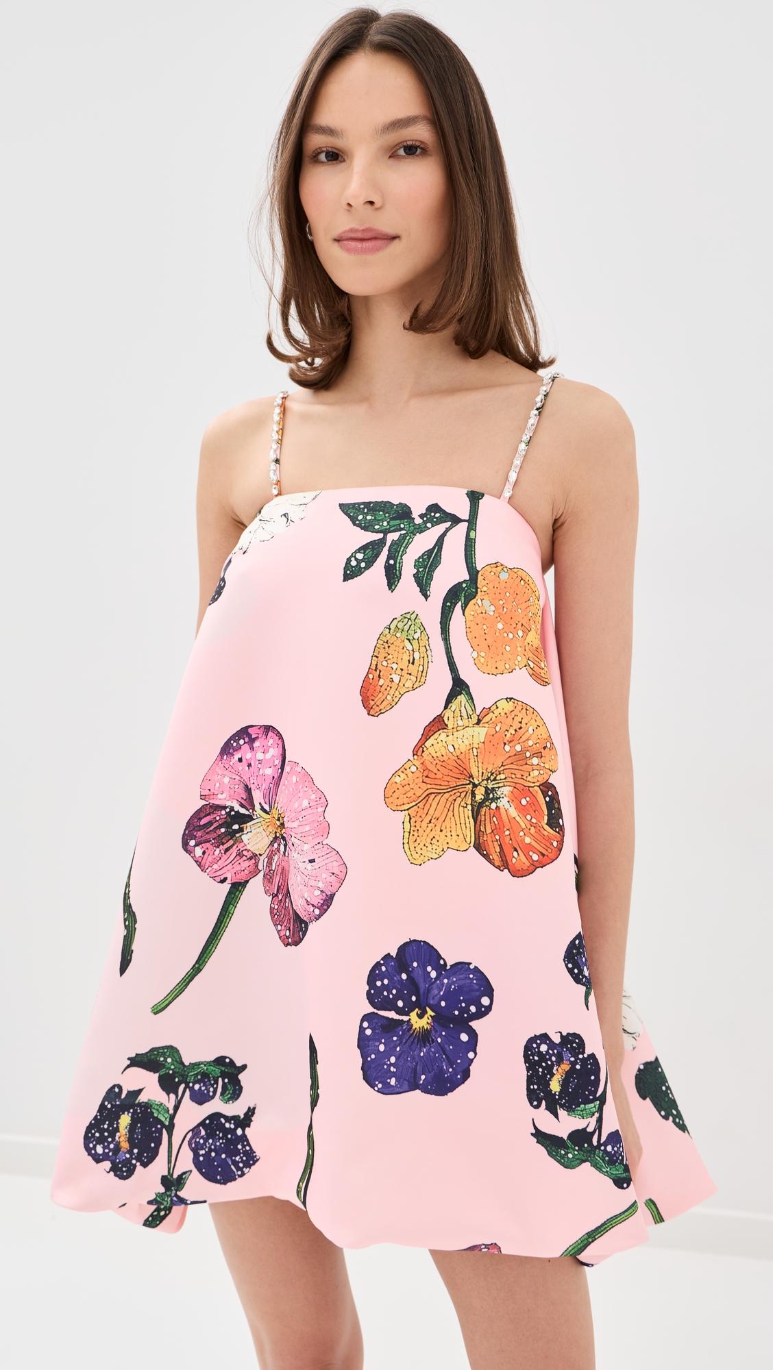 Patsy Embellished Puff Mini Dress by LEO LIN