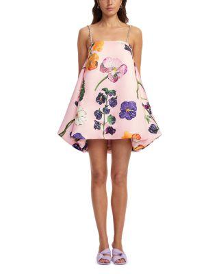 Patsy Embellished Puff Mini Dress by LEO LIN