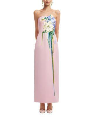 Rayna Embroidered Bustier Dress by LEO LIN