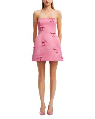 Roselle Bow Mini Dress by LEO LIN