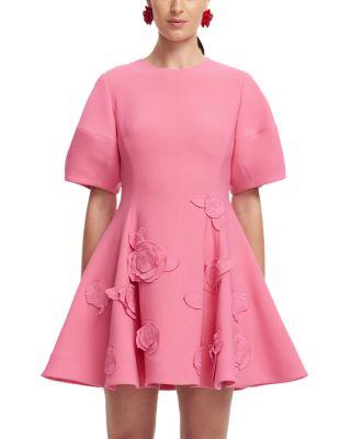 Simona Appliqu&eacute; Minidress by LEO LIN
