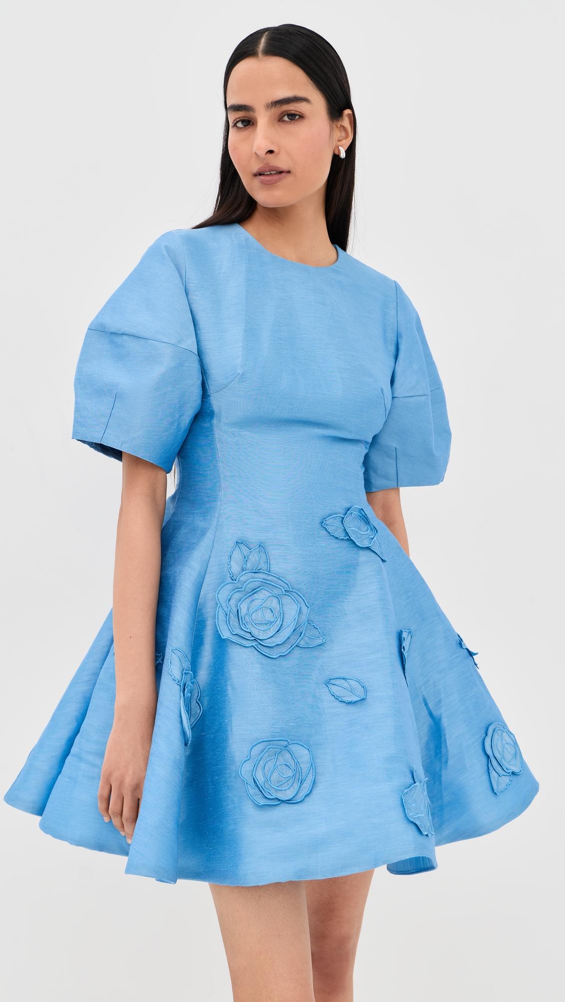 Simona Applique Mini Dress by LEO LIN