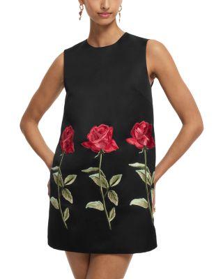 Yvonne Embroidered Mini Dress by LEO LIN