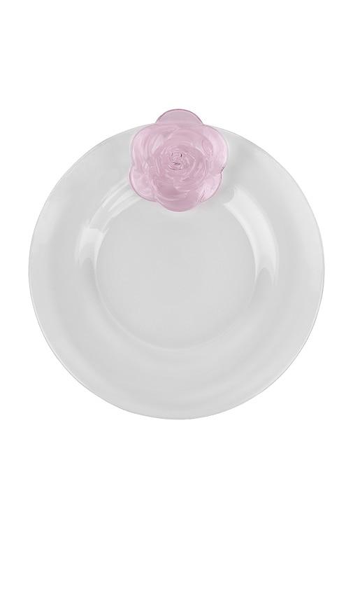Lepel Club Rose Plate in Neutral by LEPEL CLUB
