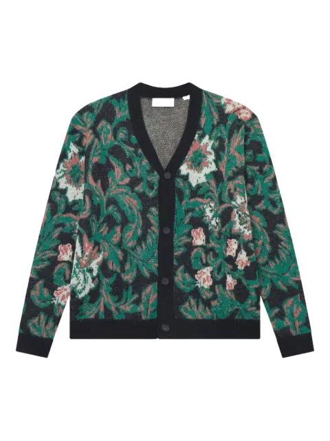 Alex jacquard-floral cardigan by LES DEUX