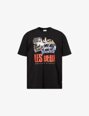 Cole Rally Cotton-Jersey T-Shirt by LES DEUX