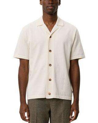 Emmett Globe Knitted Shirt by LES DEUX