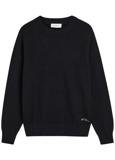 Gary Globe printed cotton jumper by LES DEUX