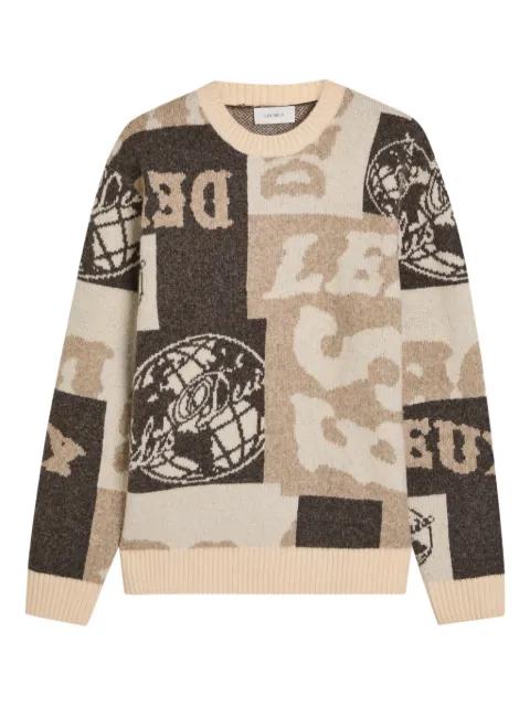 Globe crew neck sweater by LES DEUX