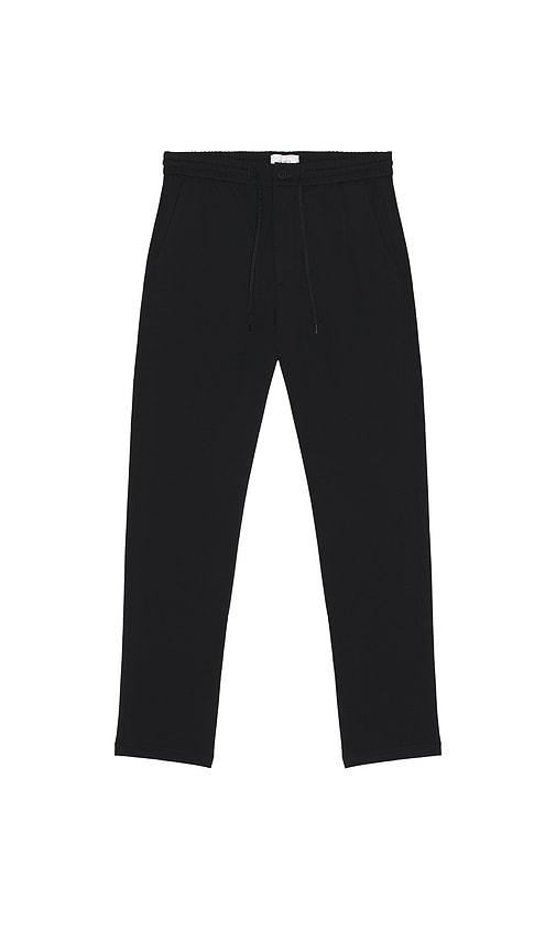 Les Deux Como Tapered Drawstring Pants in Black by LES DEUX
