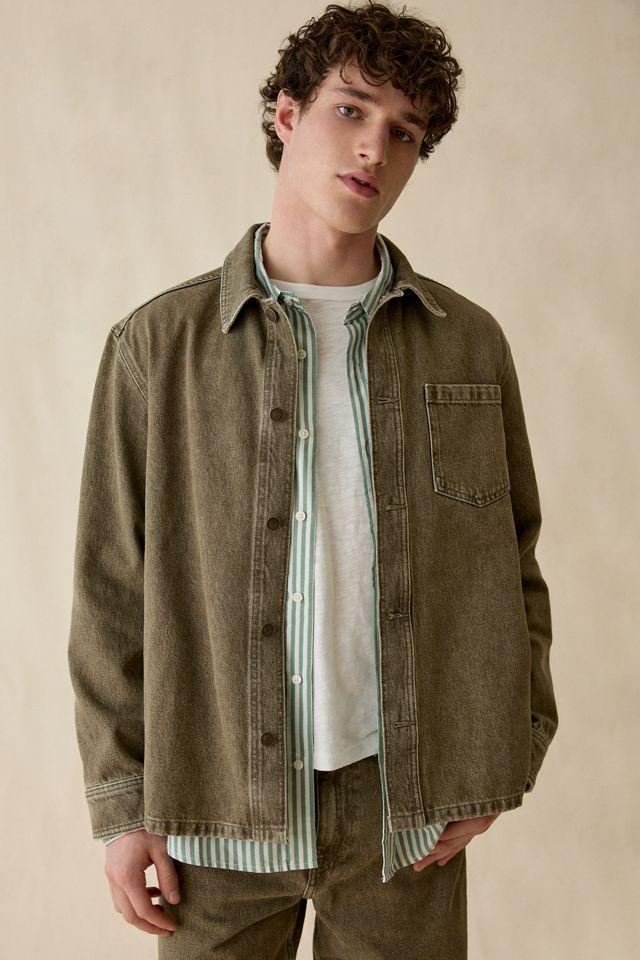Les Deux Dyed Denim Overshirt by LES DEUX