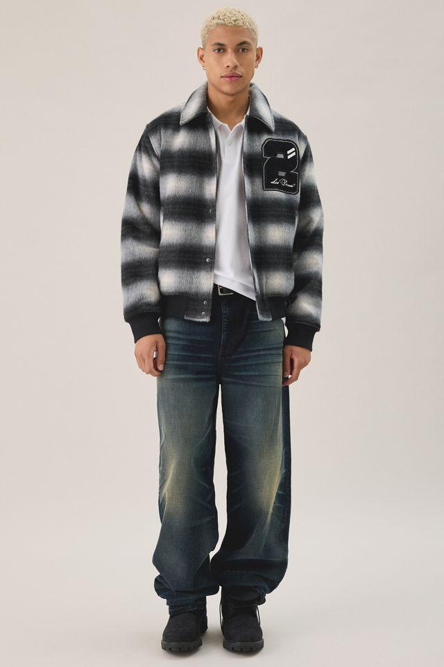 Les Deux Shadowcheck Varsity Jacket by LES DEUX