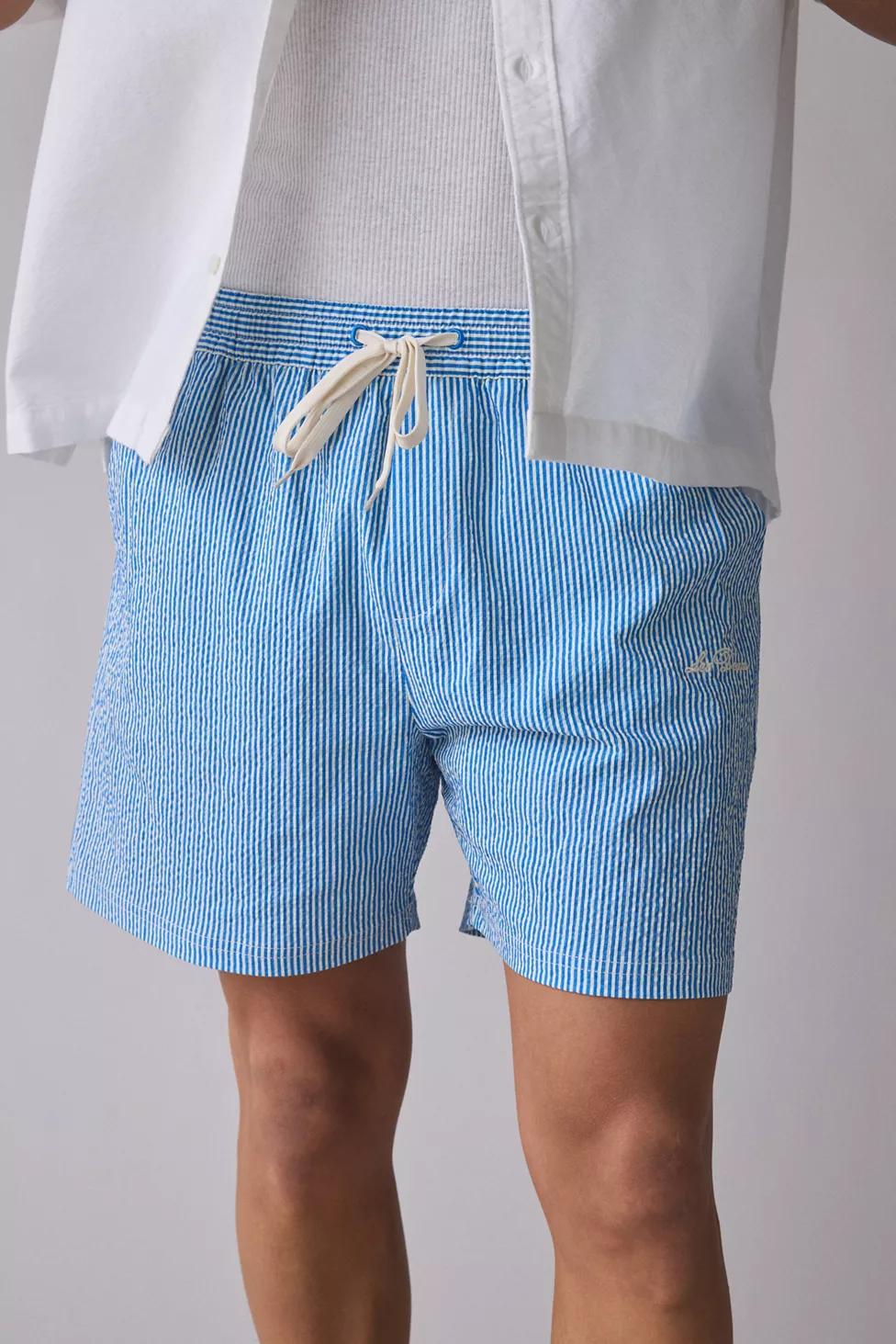 Les Deux Stan Stripe Seersucker Shorts by LES DEUX