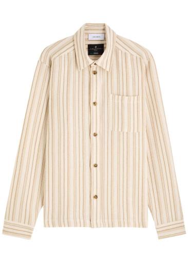 Shane Stripe cotton-blend shirt by LES DEUX