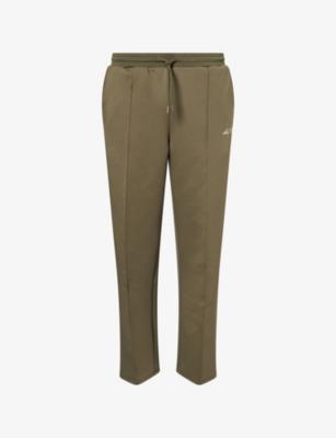 Signature Brand-Embroidered Woven Track Joggers by LES DEUX