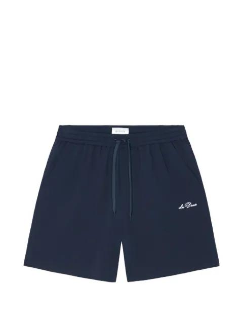 Stan Seersucker drawstring swim shorts by LES DEUX