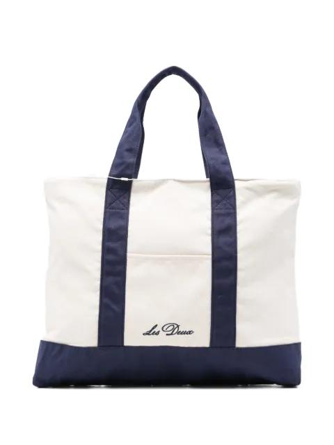 Timon panelled top tote bag by LES DEUX