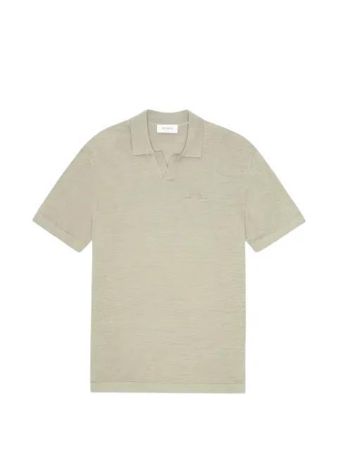 V-neck logo polo shirt by LES DEUX